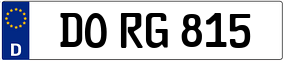 Truck License Plate